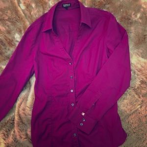 Plum Express button up shirt
